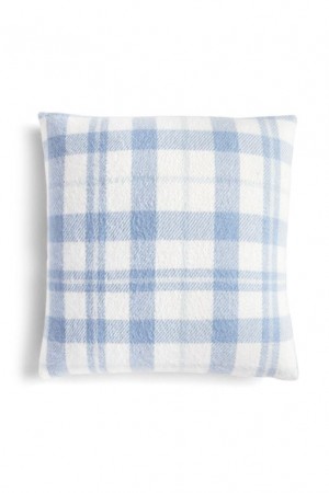 Blue Women LoveShackFancy Melodina Plaid Pillow Bedding | LJM-683942