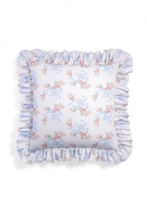 Blue Women LoveShackFancy Ruffle Throw Pillow Bedding | SXE-164398