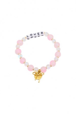 Multicolor Women LoveShackFancy Little Words Project Lover Bracelet Jewelry | XJF-601483