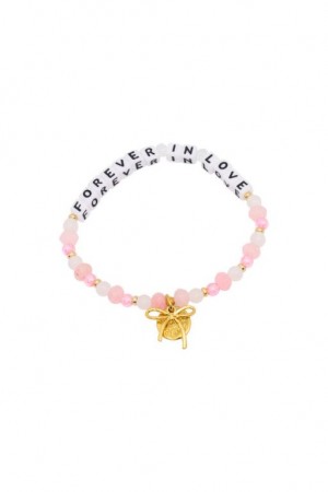 Multicolor Women LoveShackFancy Little Words Project Forever In Love Bracelet Jewelry | OMH-934270