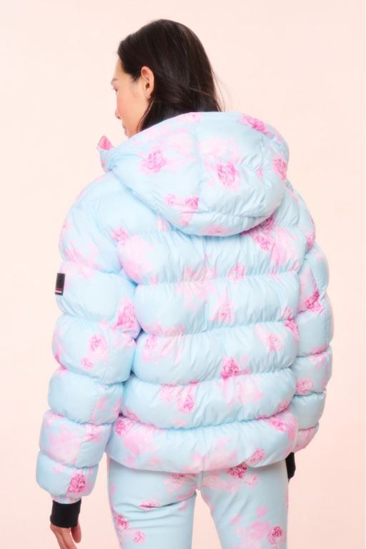 Blue Women LoveShackFancy Bogner Fire+ice X Loveshackfancy Rosetta Ski Jackets | QTO-037916