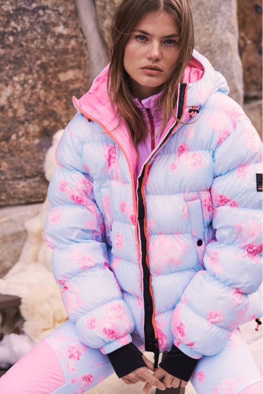 Blue Women LoveShackFancy Bogner Fire+ice X Loveshackfancy Rosetta Ski Jackets | QTO-037916