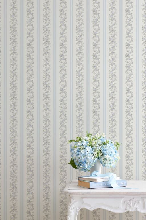 Blue Women LoveShackFancy Marigold Wreath Wallpaper Wallpaper | IFH-608174