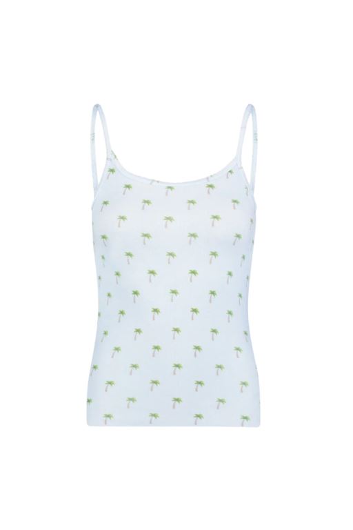 Blue Women LoveShackFancy Polka Dot England Scoop Camisole Tops | XQO-576829