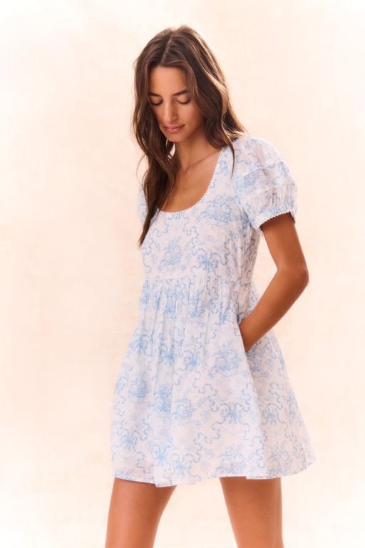 Blue Women LoveShackFancy Raleigh Dress | NMB-671823