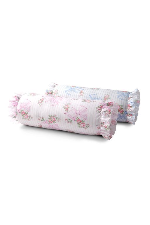 Blue Women LoveShackFancy Ruffle Bolster Pillow Bedding | PDL-704861