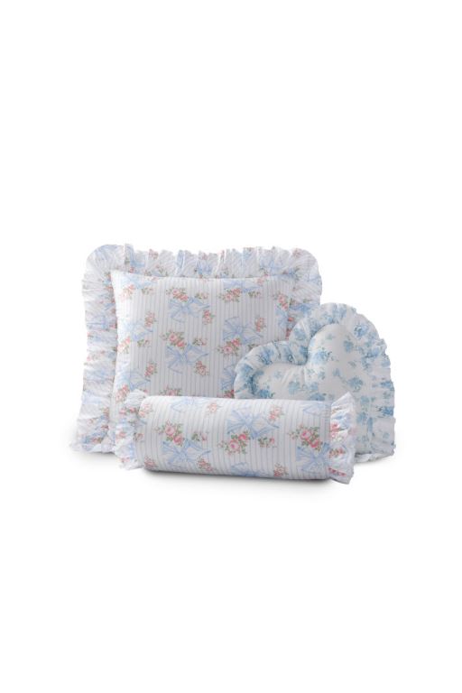 Blue Women LoveShackFancy Ruffle Throw Pillow Bedding | SXE-164398