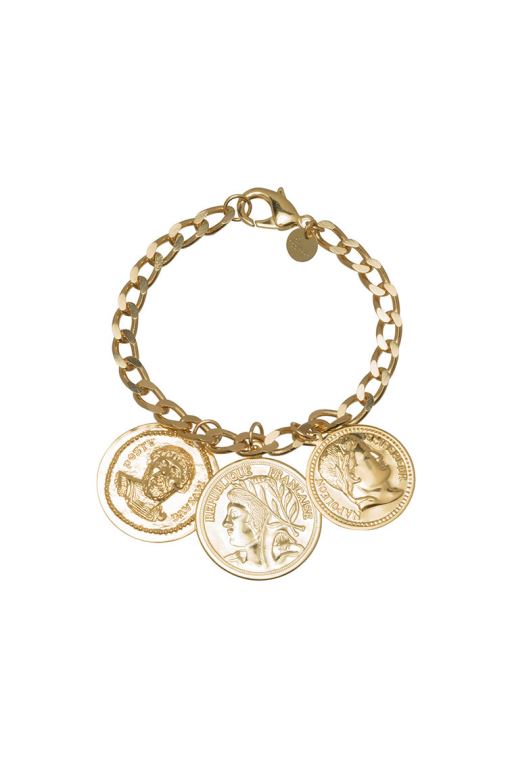 Brass Women LoveShackFancy Hypso Money Bracelet Jewelry | MXW-210495