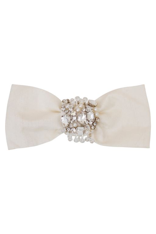 Cream Women LoveShackFancy Luddington Crystal Barrette Hair Accessories | PYA-807169