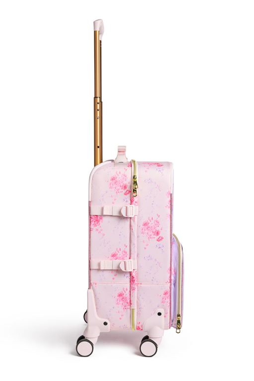 Happy Thoughts Women LoveShackFancy State X Loveshackfancy Logan Carry-on Suitcase Bags | YZC-361079