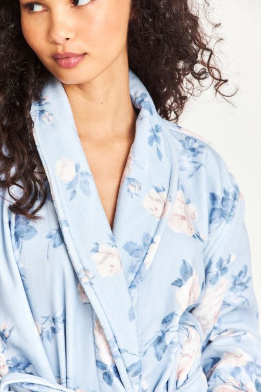 Hibiscus Women LoveShackFancy Indie Cotton Bath Robe Bath | MSO-982074