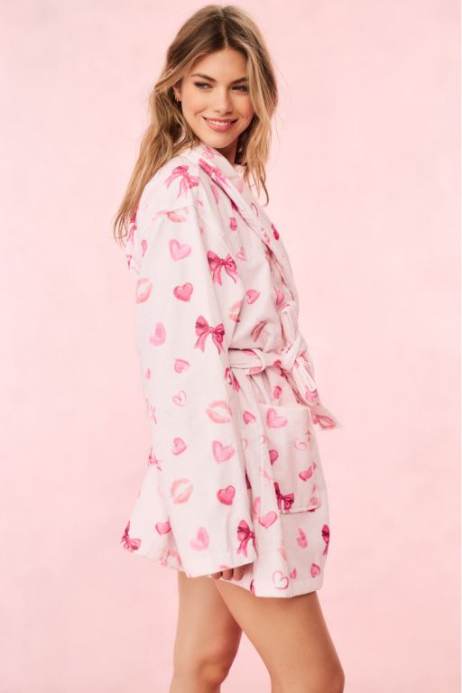 Hibiscus Women LoveShackFancy Indie Cotton Bath Robe Bath | MSO-982074