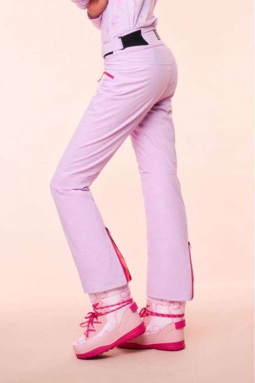 Lavender White Women LoveShackFancy Bogner Fire+ice X Loveshackfancy Nessa Ski Pants | HJP-025983