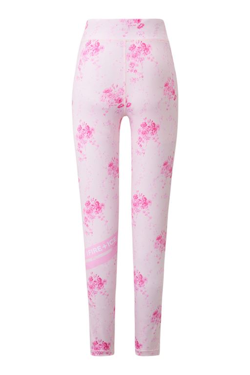 Magenta Glow Women LoveShackFancy Bogner Fire+ice X Loveshackfancy Love Leggings Pants | WBL-459781