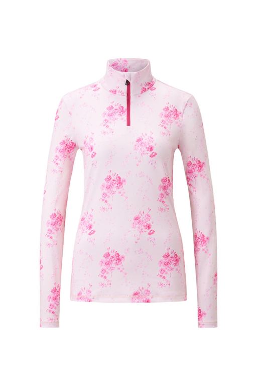 Magenta Glow Women LoveShackFancy Bogner Fire+ice X Loveshackfancy Margo First Layer active | WAN-903561