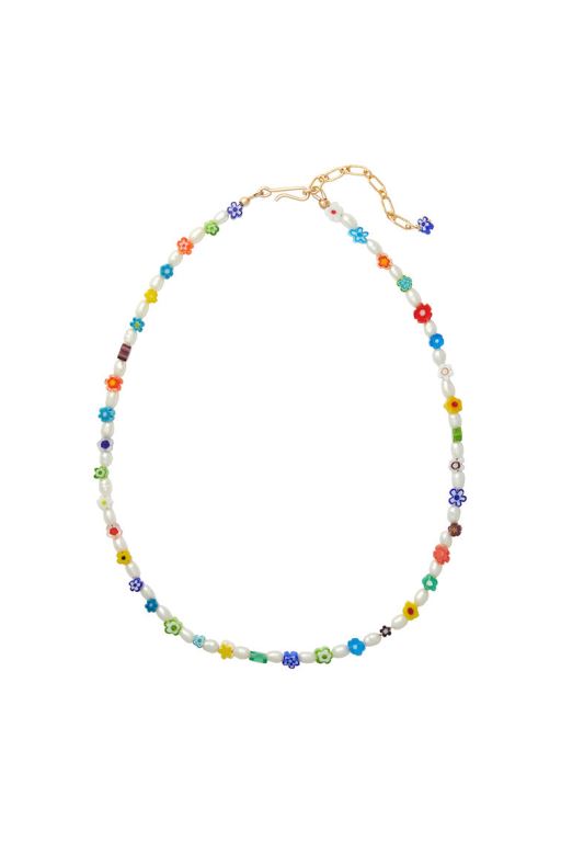 Multicolor Women LoveShackFancy Brinker & Eliza Suri Beaded Necklace Jewelry | KWY-123596