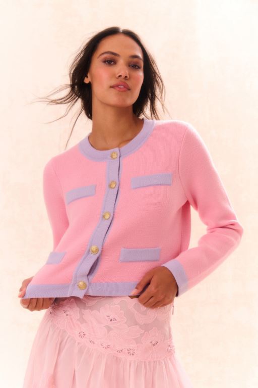 Peony Cloud Women LoveShackFancy Elif Cardigan | TZG-735401