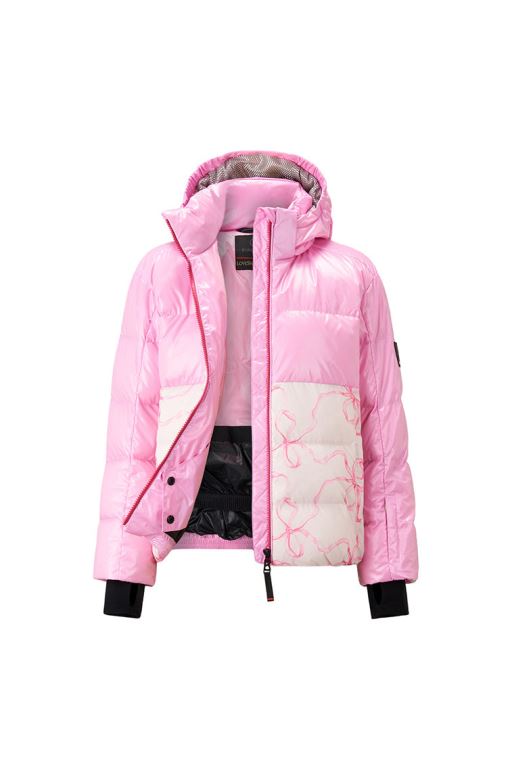 Pink Kids' LoveShackFancy Bogner Fire+ice X Loveshackfancy Franzi Ski Jackets | YTP-920641