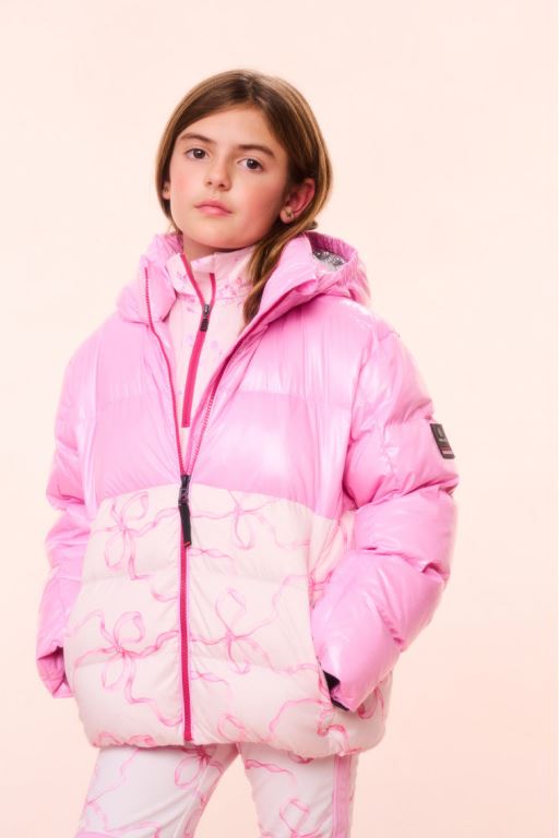 Pink Kids\' LoveShackFancy Bogner Fire+ice X Loveshackfancy Franzi Ski Jackets | YTP-920641