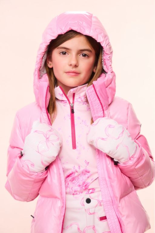 Pink Kids' LoveShackFancy Bogner Fire+ice X Loveshackfancy Janne Mittens Accessories | LRT-476039