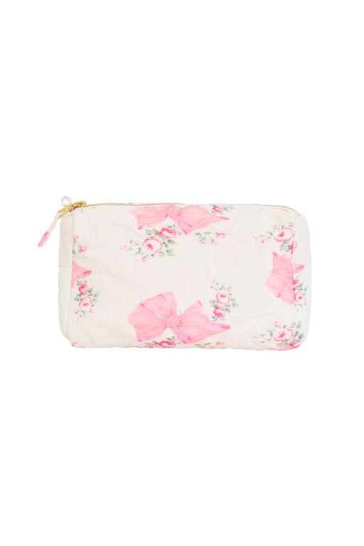 Pink Mint Women LoveShackFancy Octavia Rosa Beaux Pouch Bags | PBF-529418