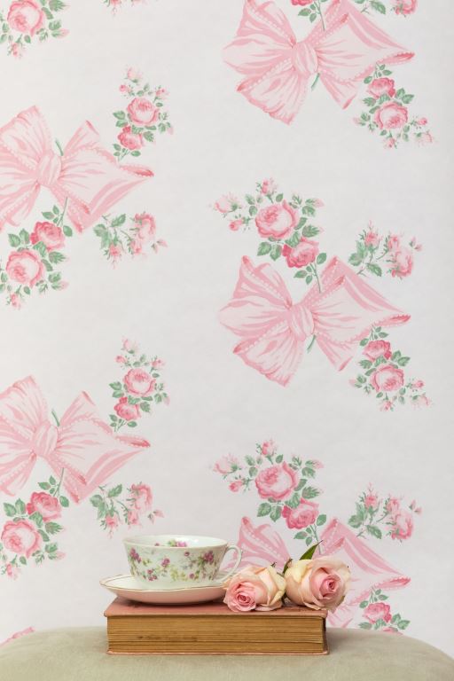 Pink Mint Women LoveShackFancy Rosa Beaux Standard Wallpaper Wallpaper | MIJ-179084