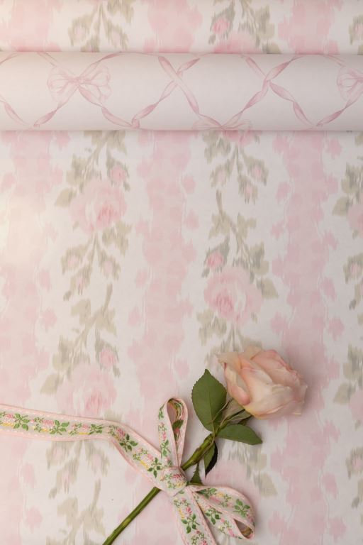 Pink Women LoveShackFancy Blooming Heirloom Standard Wallpaper Wallpaper | SRZ-940753