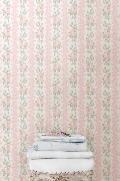 Pink Women LoveShackFancy Blooming Heirloom Standard Wallpaper Wallpaper | SRZ-940753