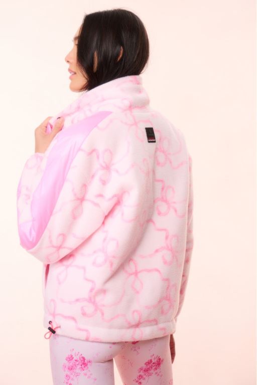 Pink Women LoveShackFancy Bogner Fire+ice X Loveshackfancy Ninetta Fleece Jackets | ABL-420756