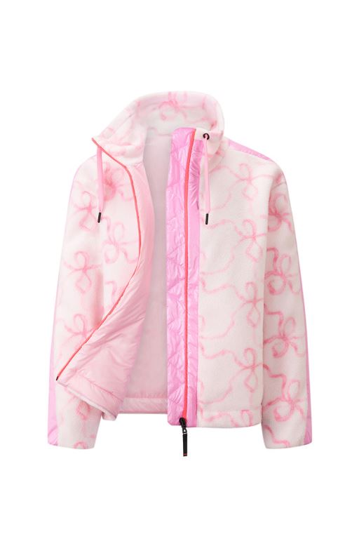 Pink Women LoveShackFancy Bogner Fire+ice X Loveshackfancy Ninetta Fleece Jackets | ABL-420756