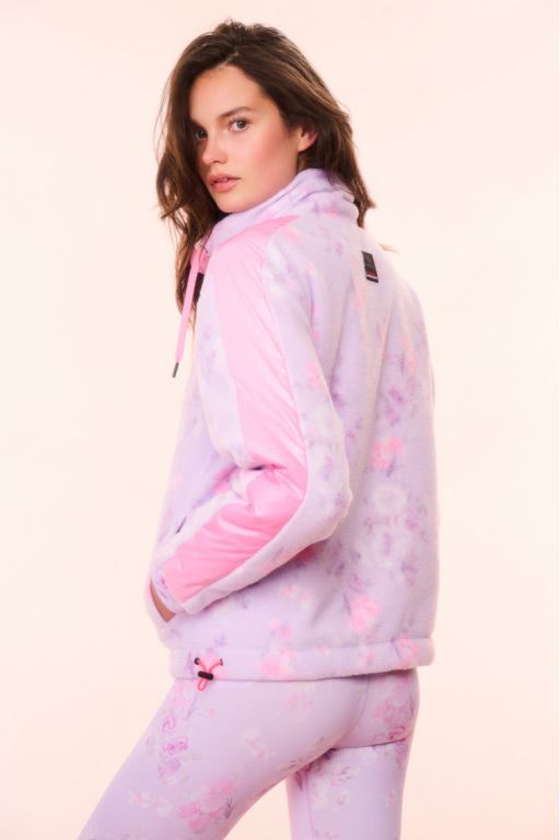 Pink Women LoveShackFancy Bogner Fire+ice X Loveshackfancy Ninetta Fleece Jackets | ABL-420756