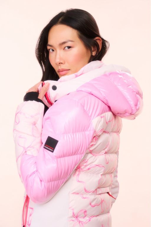 Pink Women LoveShackFancy Bogner Fire+ice X Loveshackfancy Farina Ski Jackets | VUN-728943