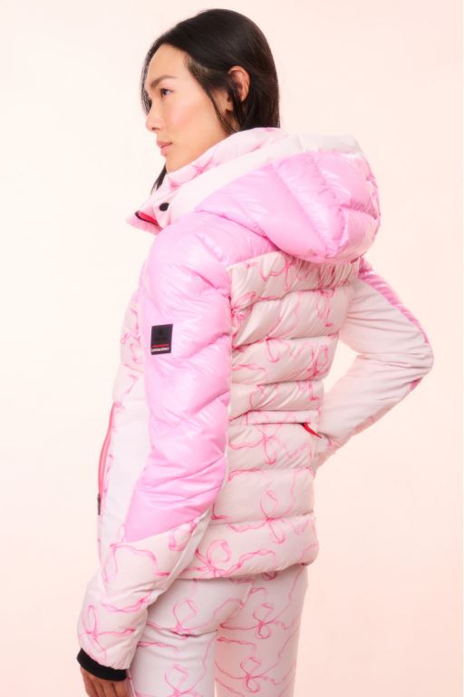 Pink Women LoveShackFancy Bogner Fire+ice X Loveshackfancy Farina Ski Jackets | VUN-728943