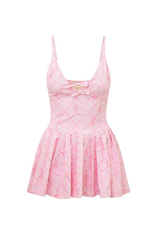 Pink Women LoveShackFancy Hubert Active Dress | RWQ-394781