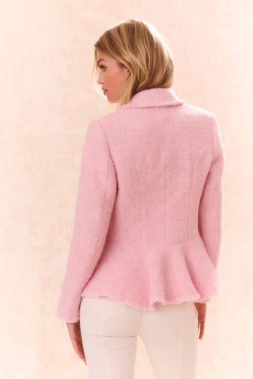 Pink Women LoveShackFancy Morrow Tailored Jackets | LHC-539074