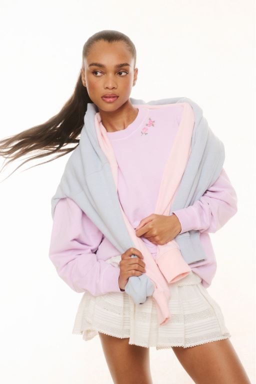 Pink Women LoveShackFancy Palo Pullover | TKZ-342068