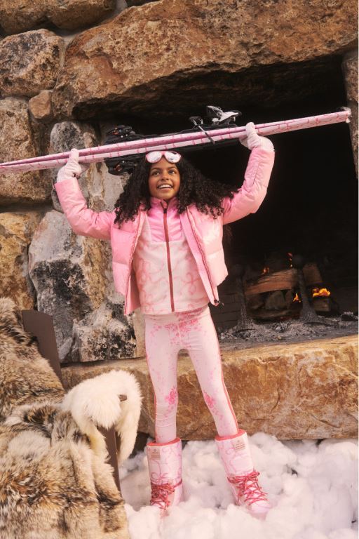 Rose Kids' LoveShackFancy Bogner Fire+ice X Loveshackfancy Anna Ski Jackets | IYP-965038