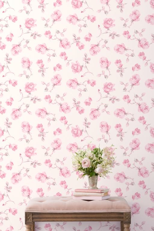 Rose Women LoveShackFancy Ribbon Rosa Standard Wallpaper Wallpaper | HDC-173529