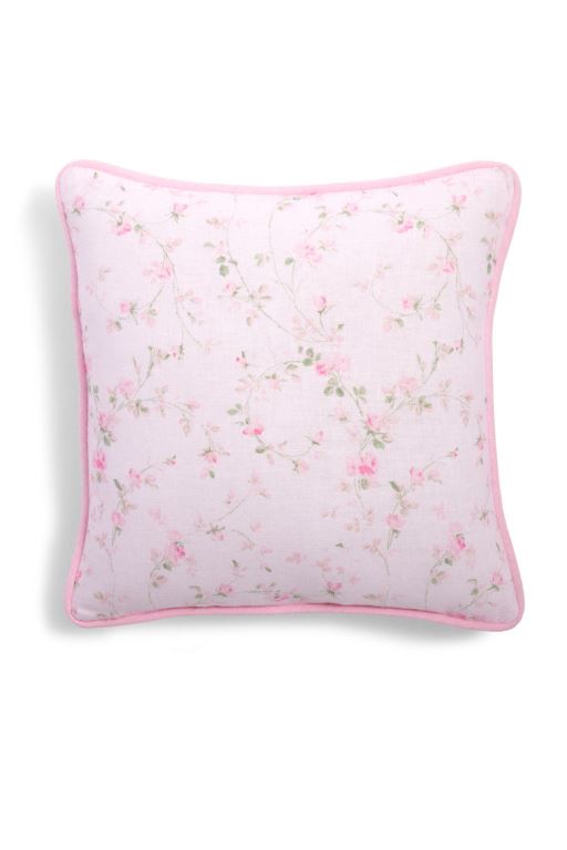 Strawberry Basil Women LoveShackFancy Linen Throw Pillow Bedding | YWD-175829