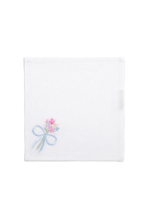 Summer Blues Women LoveShackFancy Bow Cocktail Napkins Set Of 4 Tabletop | RSO-209718