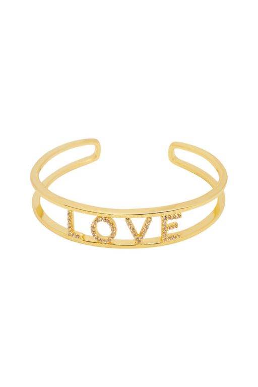 White Women LoveShackFancy Hypso Love Bangle Jewelry | IVN-653910