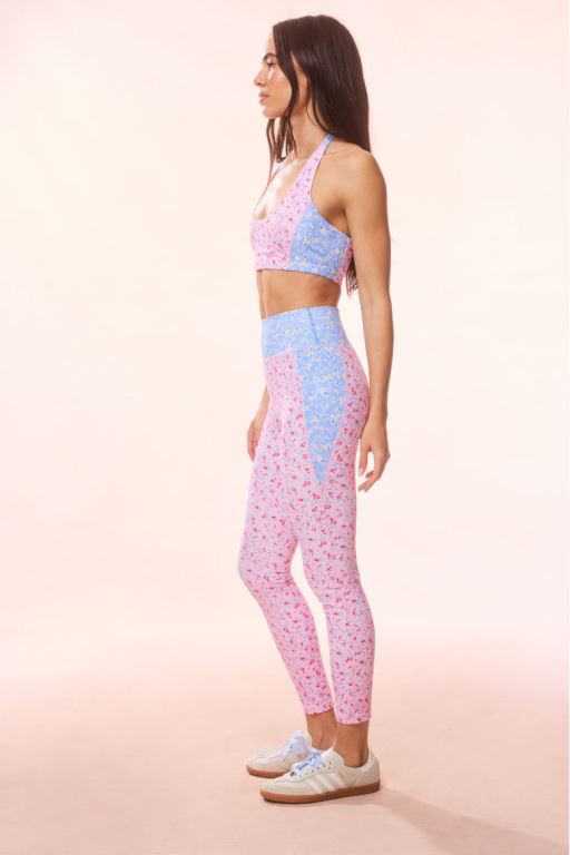 Windsor Petal Print Mix Women LoveShackFancy Highland Floral Active Leggings | RHP-095634