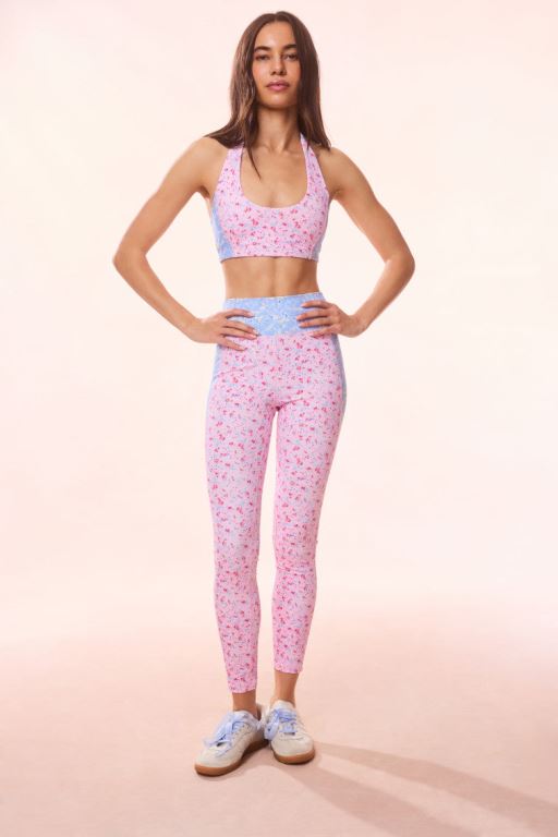 Windsor Petal Print Mix Women LoveShackFancy Highland Floral Active Leggings | RHP-095634