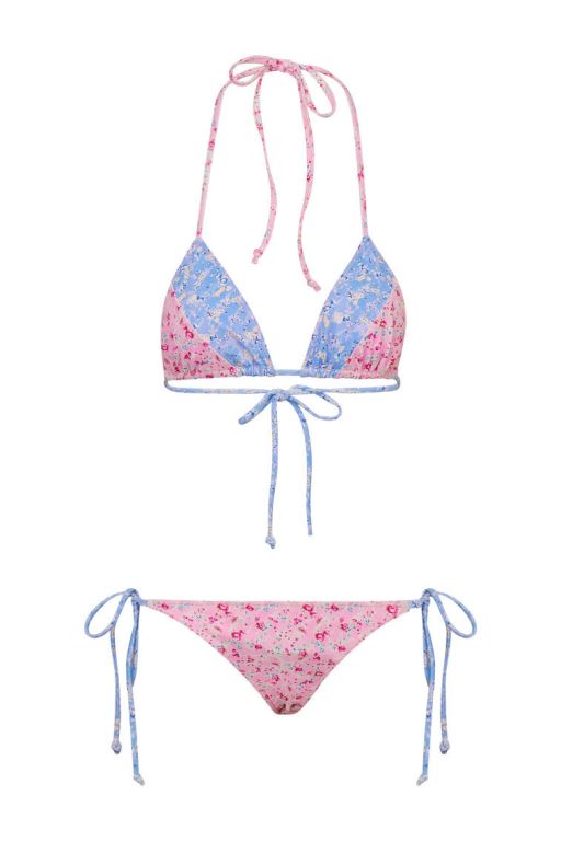 Windsor Petal Print Mix Women LoveShackFancy Harbor Re-edition Floral Bikini Swimwear | WCB-943851