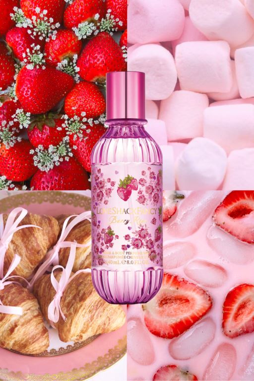 Women LoveShackFancy Berry Kiss Hair & Body Perfume Mist Bath | SZE-745832